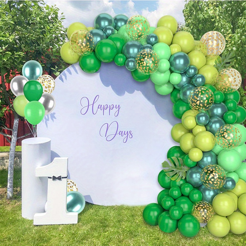 Coole Geburtstagsdeko In Grün – Mit Banner, Luftschlangen, Wabenbällen & Luftballons Für Jede Party