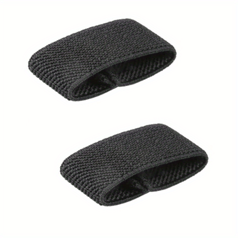 2pcs Thickened Belt, Elastic Ring Multicolor Twill Elastic Fixed Pants Finger Ring