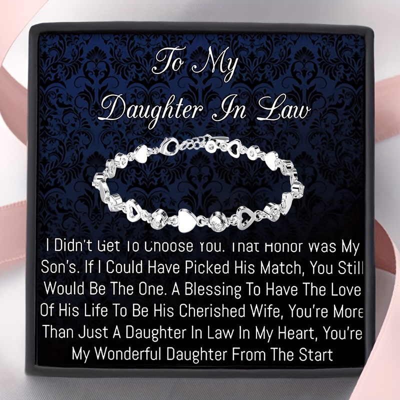 

To My Daughter-in-law Bracelet, Daughter-in-law Gifts, Daughter-in-law Birthday Gifts, Daughter-in-law Necklace, Daughter-in-law