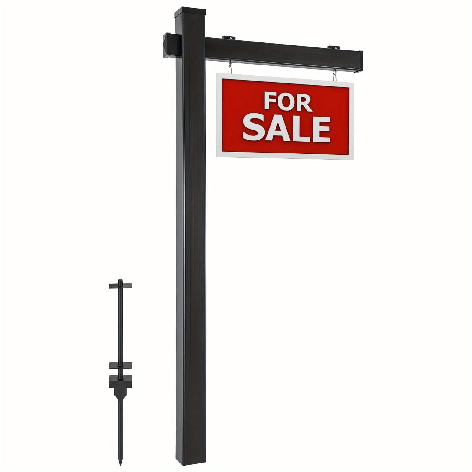 

Multigot 6' Upvc Real Estate Sign Post Yard Home For Sale W/stake
