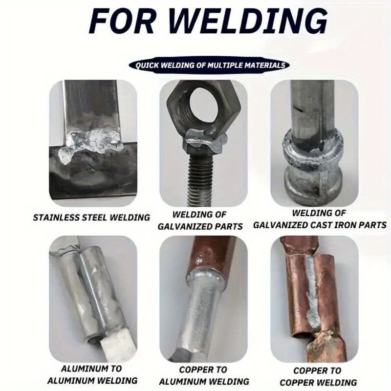 6 9pcs multi purpose low temperature welding rods soldering sticks for quick repair on various metals no battery needed durable versatile welding supplies details 2