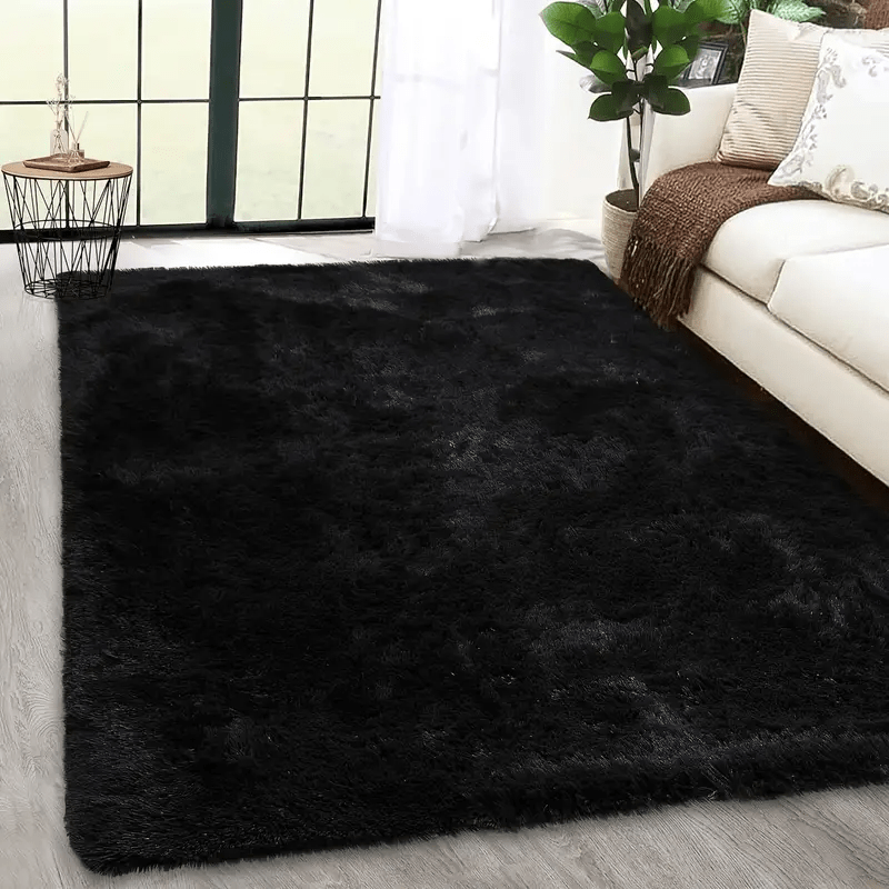 TEMU Transformez votre salon avec une tapis de sol moelleux et doux en peluche - Antidérapant et lavable en machine !