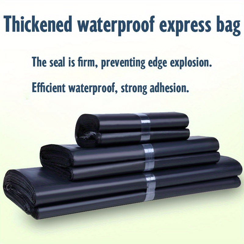 

50 Pcs Thickened Waterproof Polyethylene Mailers, 12.59"x18.11" & 15.74"x21.65", Self-seal Shipping Envelopes With Strong Adhesion, Tear-resistant Packaging Bags For Clothing & Mailing