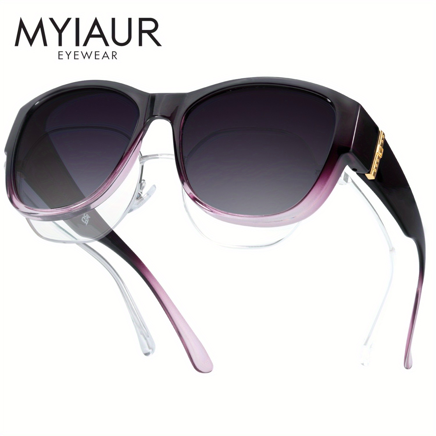 

Myiaur Polarized Fit Over Glasses, Over-glasses Wraparound Design, Trendy Eyewear With Tac Lenses, Sporty Style