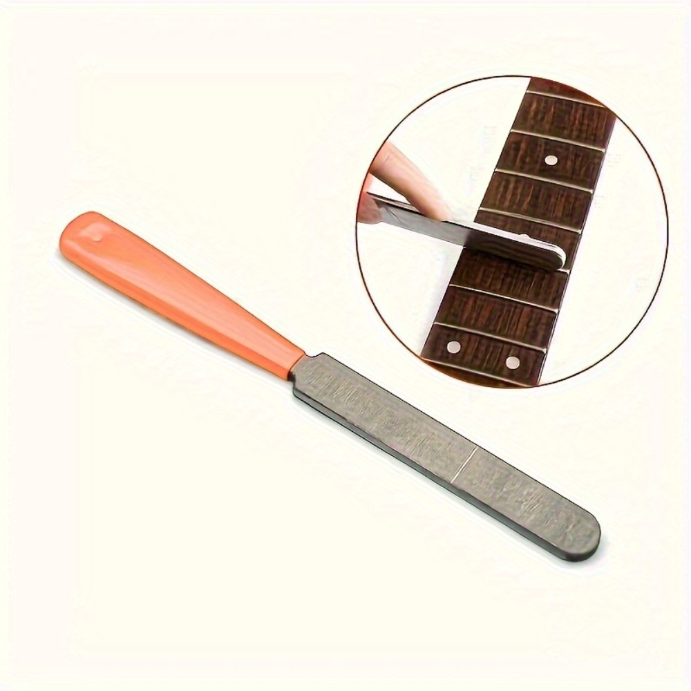 

Guitar Fret Crowning Luthier File - Precision Anti-rust Metal Tool For String Instrument Fret Repair And Slotting