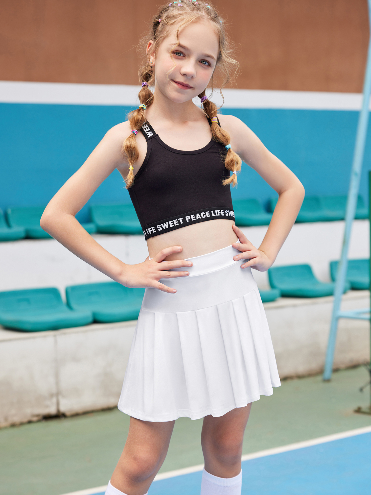 Jupe De Sport Avec Short Intégré Pour Femmes