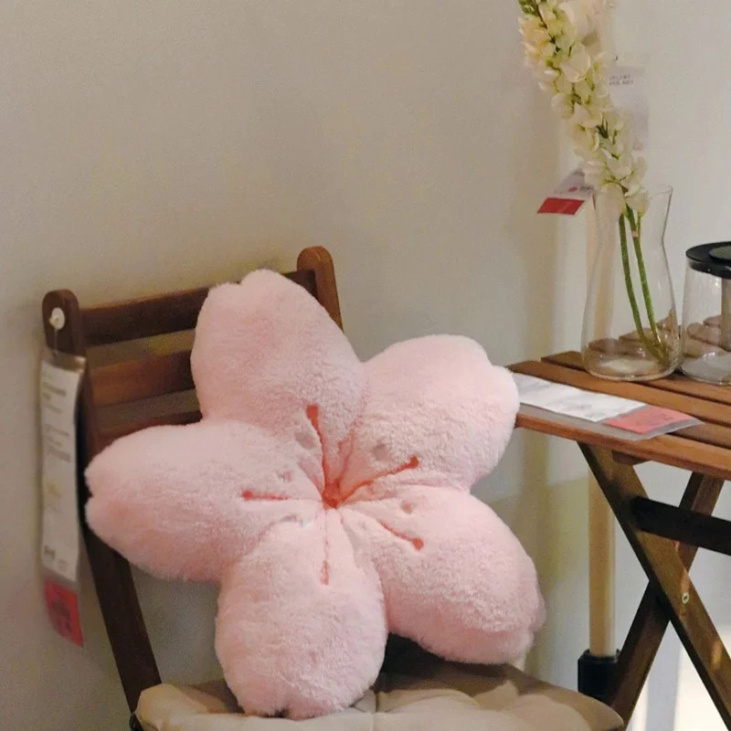 

Cherry Plush Cushion - Floor Pillow For Bedroom & Living Room Decor, Soft Cotton-filled, Hand-washable, Comfort, Use