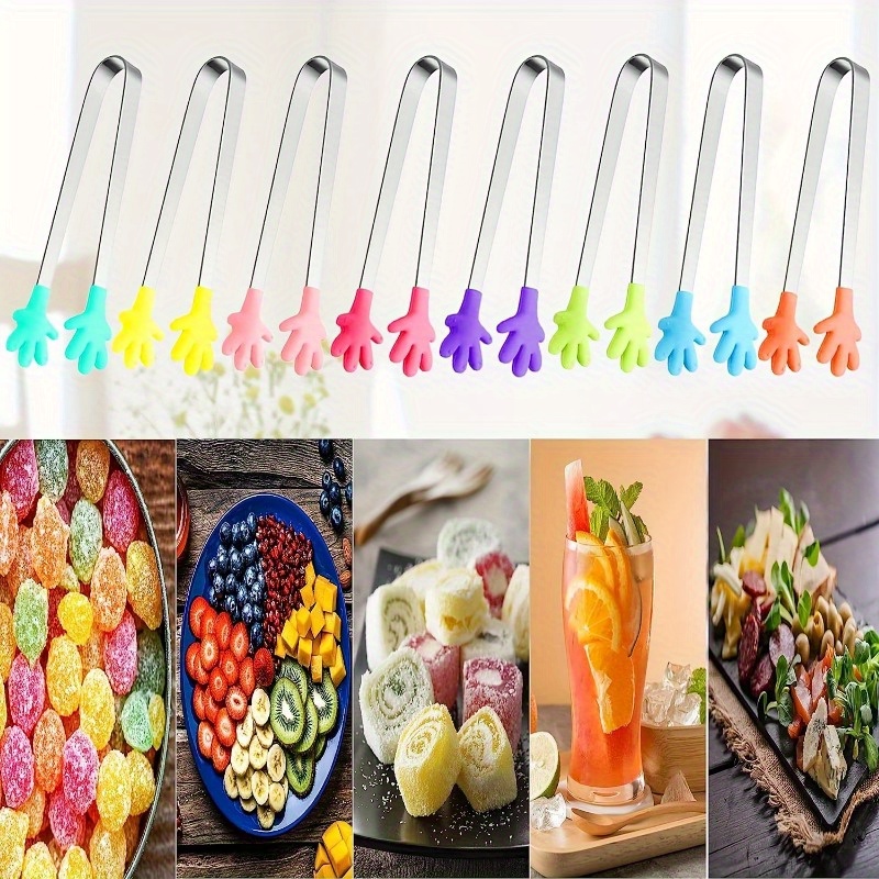 

3/5/8pcs Tongs - Ergonomic , 5inch Size For , For , Ice , Fruits, , -