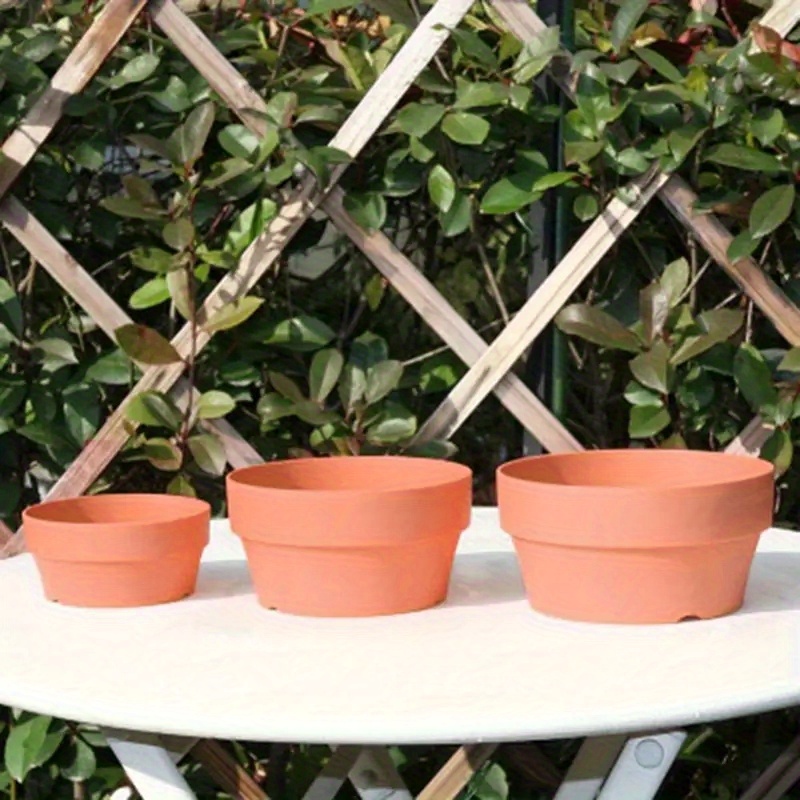 5pcs large capacity thickened terracotta clay style plastic - Temu Greece