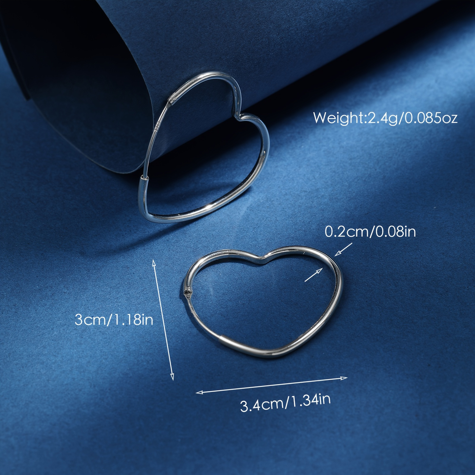 Boucles D'Oreilles Créoles En Argent 925/1000 - Diamètre 4cm - NEUVES Avec Étiquettes