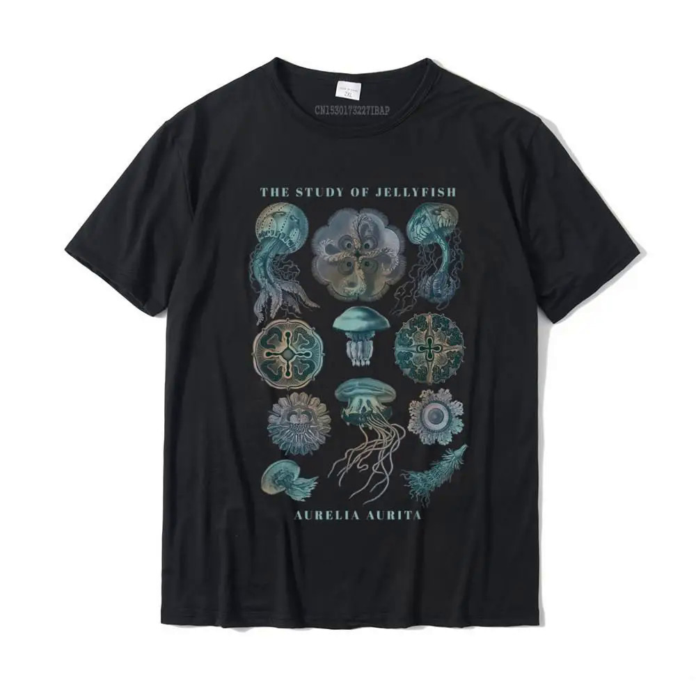 

Earth Day The Study Of Jellyfish T-shirt Cotton Birthday Tops T Shirt High Quality Men T Shirts Casual