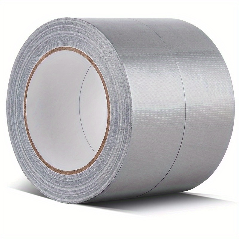 

2-pack Heavy-duty Waterproof Pvc Duct Tape - 10 Mil Thick Professional-grade For Multi-purpose Repair, 50mm X 10m Each