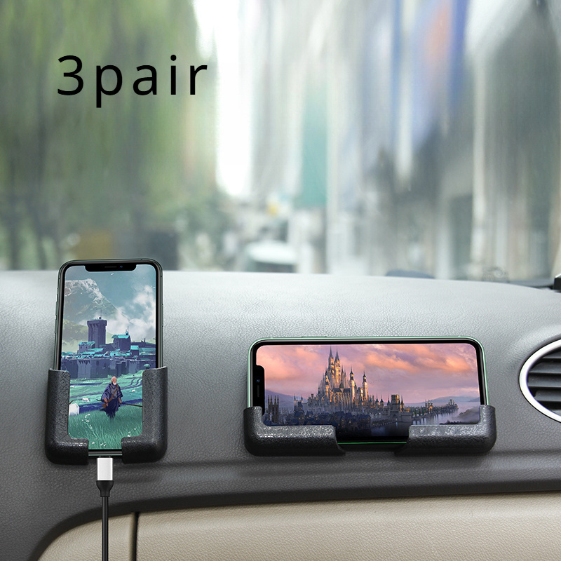 

3pairs Car Gravity Holder Car Dashboard Phone Mount Holder Auto Products Mount For Car Decoration Auto Car Accessories Universal