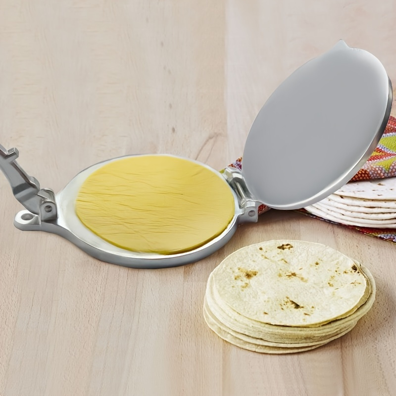 

Presse à tortilla en aluminium de 8 pouces : Parfait pour faire des tortillas de farine, des rotis, des quesadillas et des tacos