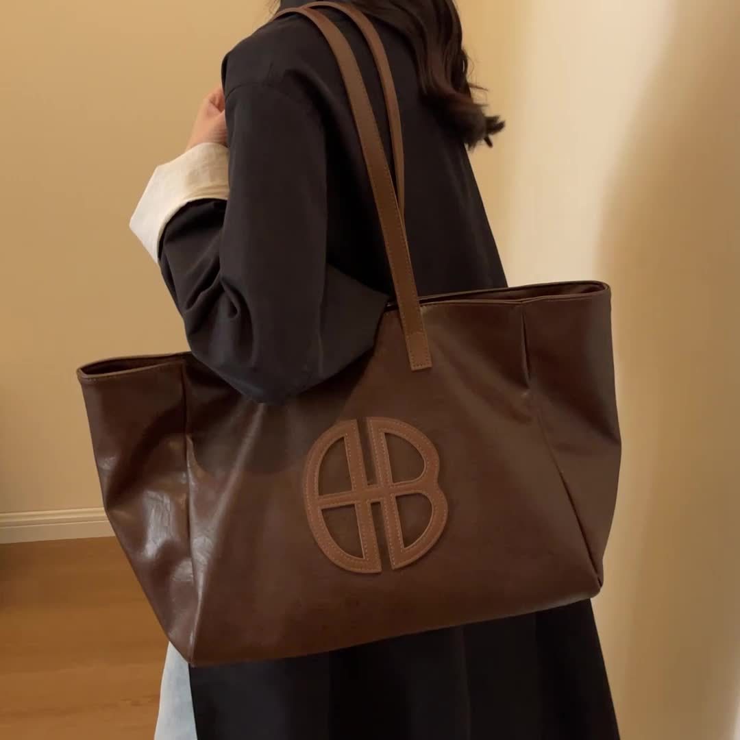 

1pc Grand Sac à Bandoulière de Grande avec Fermeture à Glissière, Sac à Dos de Voyage pour Femmes