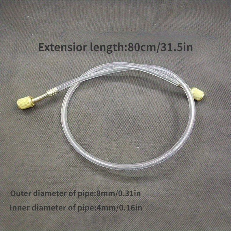 TEMU Howh Air Conditioning Fluoride Hose Add Fluoride Tube Transparent Tool Parts Air Conditioning Refrigerant
