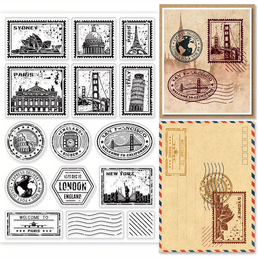1 Sheet Clear Rubber Stamps For Diy Scrapbooking Album Decor Crafting