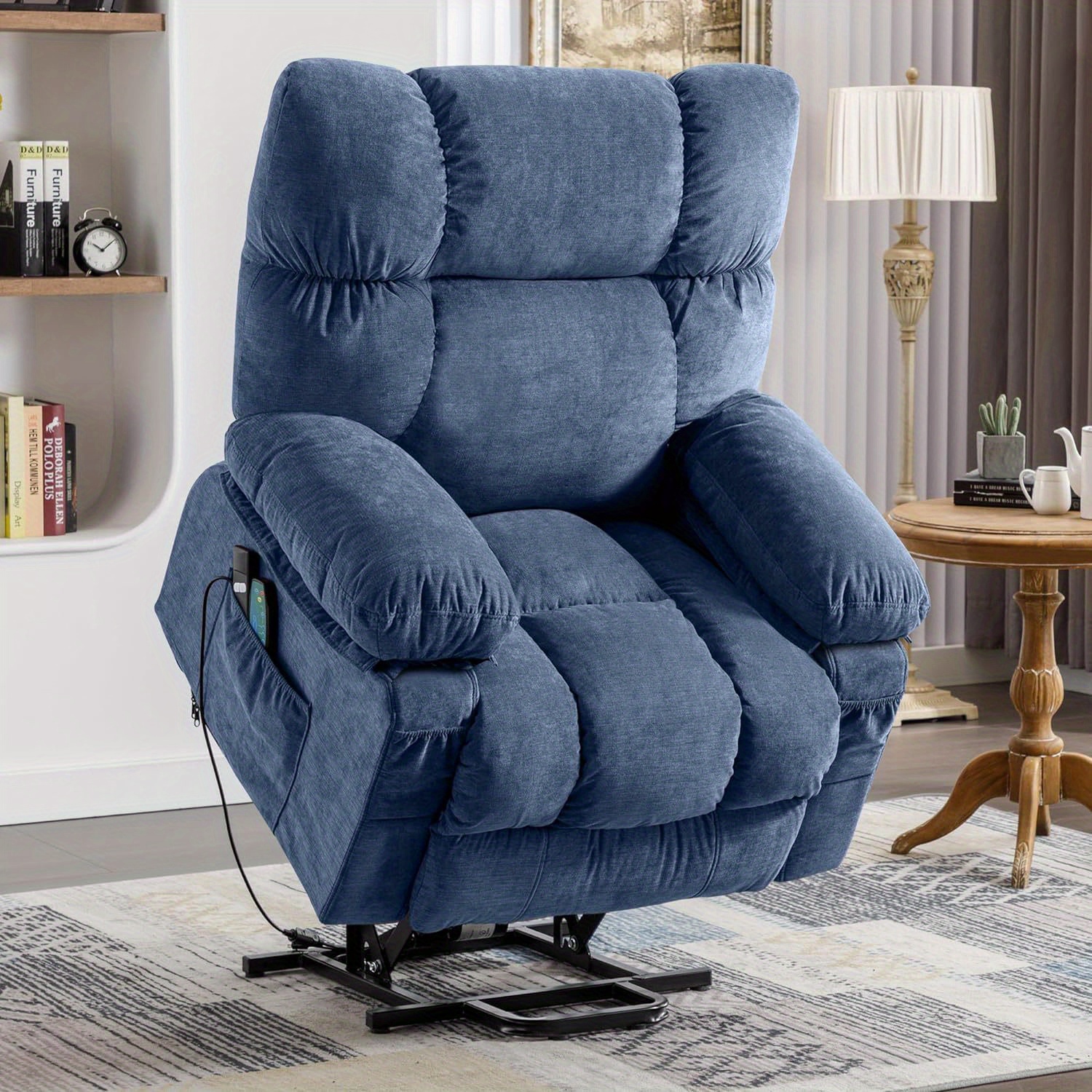 

Recliner Chairs Modern Chair With Heat And Massage Lift Chair Recliners For Elderly Recliner Sofa, Usb Port Remote Control, Adjustable Furniture