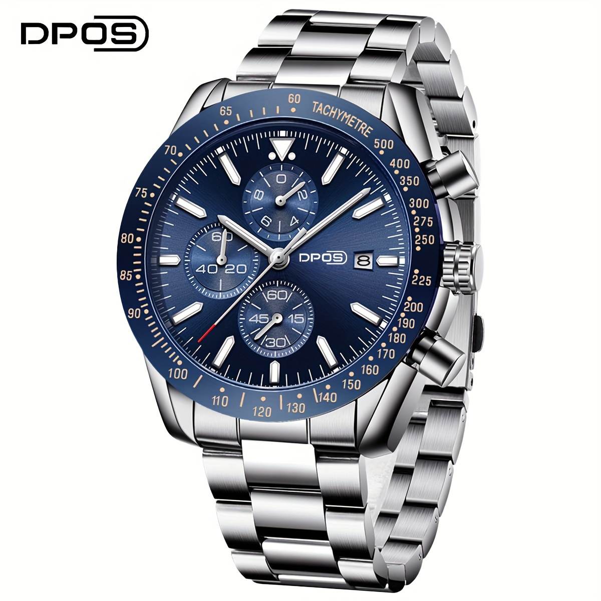 

Classic Fashion Chronograph, Calendar Luminous Quartz Watch - Outdoor Casual Sports Watch For Men And Students, Ideal Birthday/holiday Gift