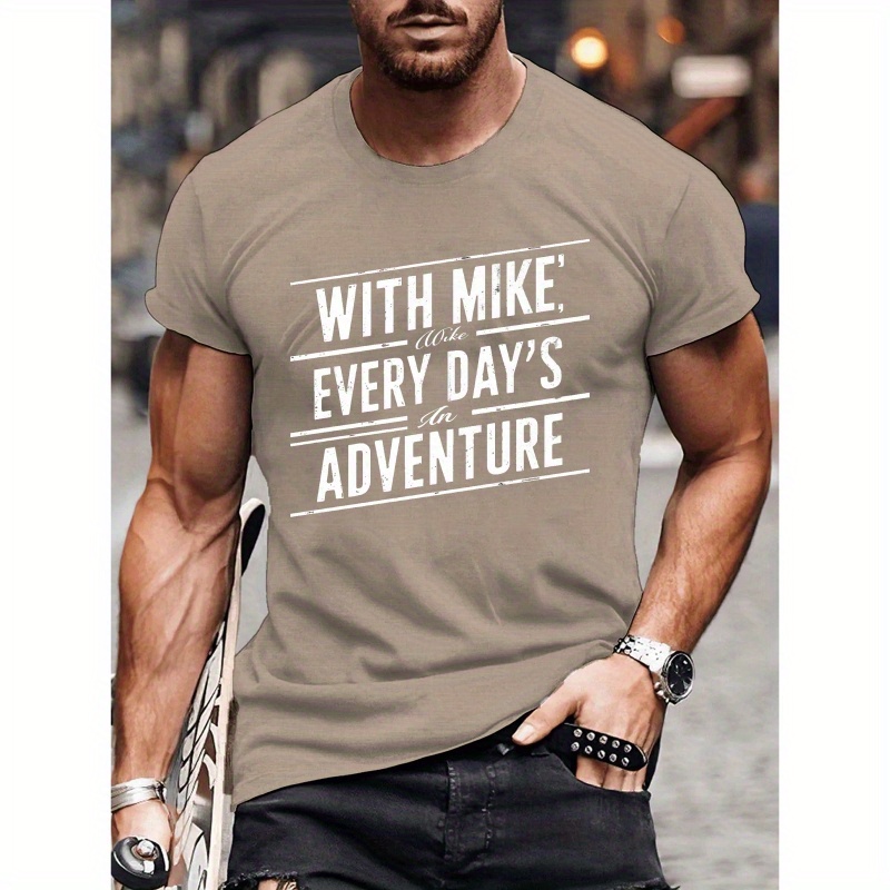 

Adventure Mike Fitted Men's T-shirt, Sweat-wicking And Freedom Of Movement