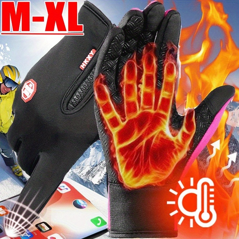 

's Touchscreen Gloves, Water-, Insulated, , Cycling, Driving, Motorcycle Gloves For