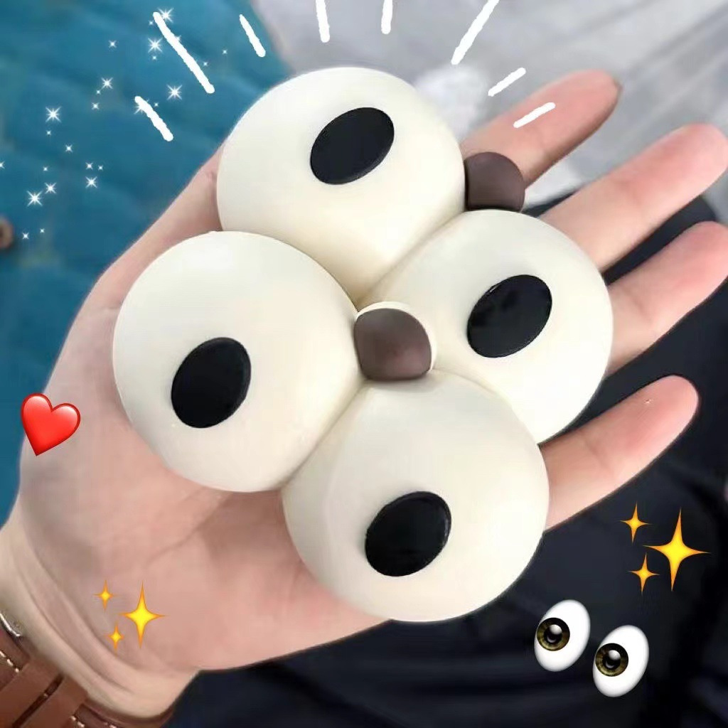 Image of 2pcs Funny Big Eyes Hole Shoes Decoration Beads Accessories-creative Diy Shoes Decors Shoe Charms Decoration Beads Party Gifts For Adult (1 Pair)