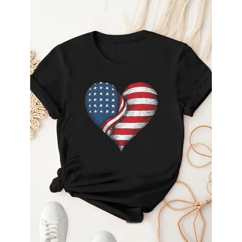 

Heart Us Flag Women's T-shirt