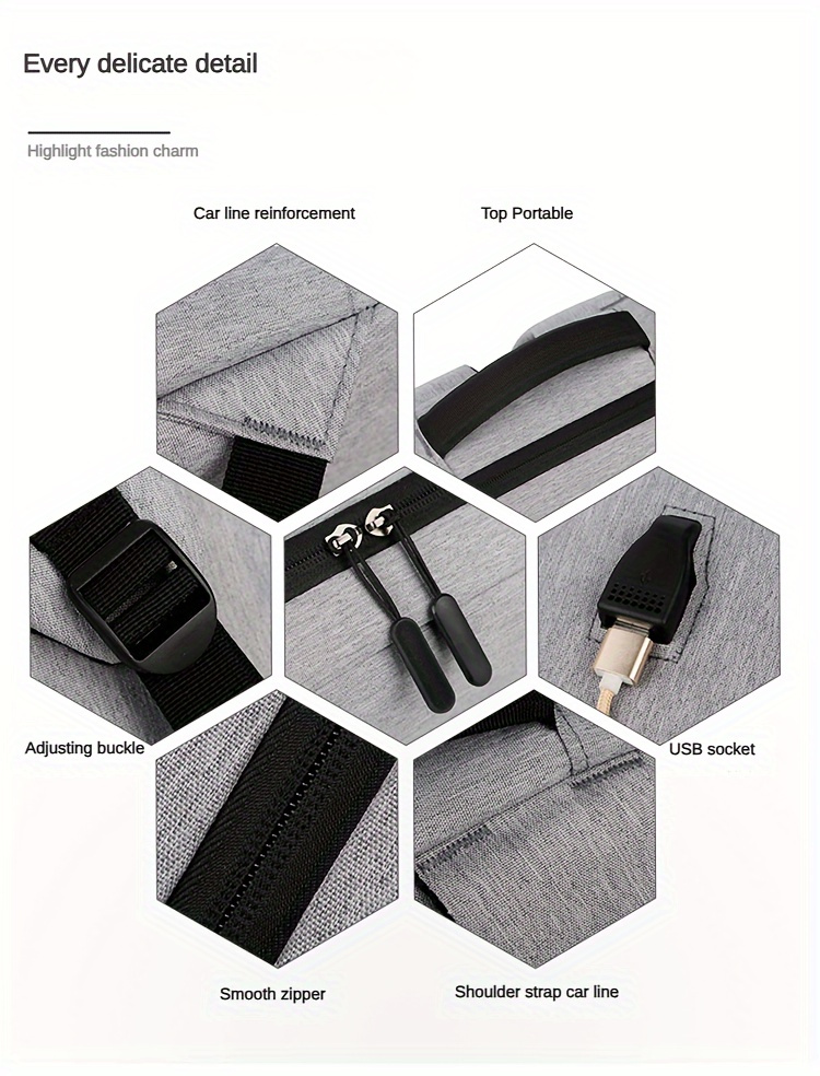 1pc Travel Laptop Storage Backpack, Durable Large Capacity Business Backpack For Valentine'S Day Gifts, Birthday Gifts And Christmas Gifts