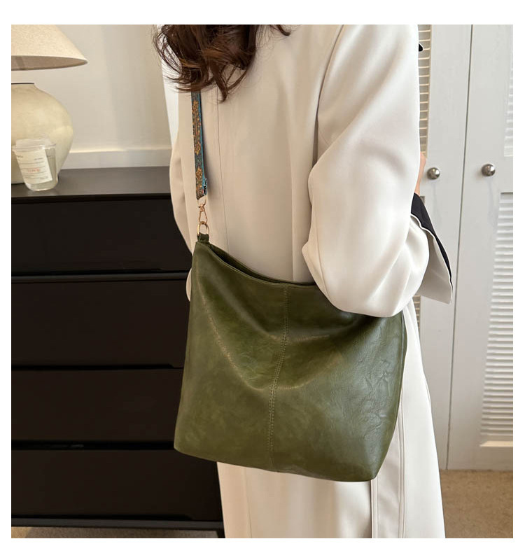 1pc Bohemian Geometric Strap Hobo Bag, Large Capacity Ethnic Crossbody Bag, Women'S Retro Style Shoulder Bag For Best Birthday Gifts, Halloween Gifts And Christmas Gifts