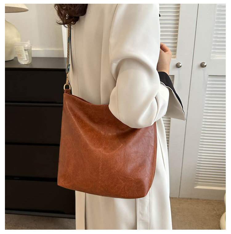 1pc Bohemian Geometric Strap Hobo Bag, Large Capacity Ethnic Crossbody Bag, Women'S Retro Style Shoulder Bag For Best Birthday Gifts, Halloween Gifts And Christmas Gifts