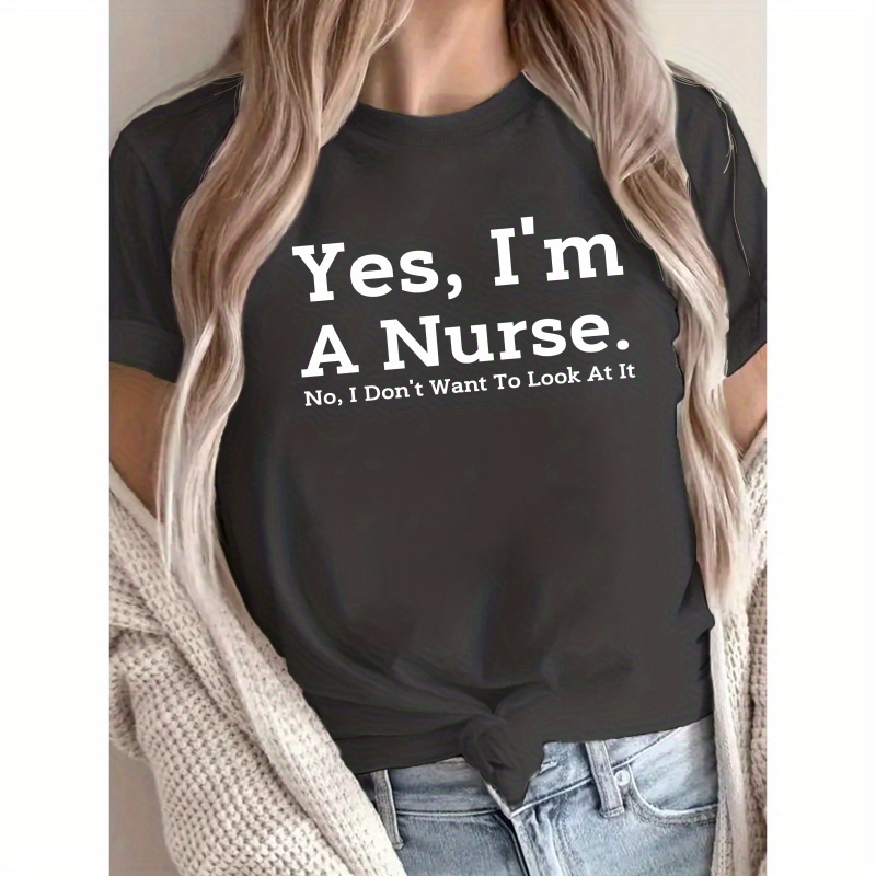 

Nurse Curiosity Pure Casual Women's Tshirt Comfort Fit