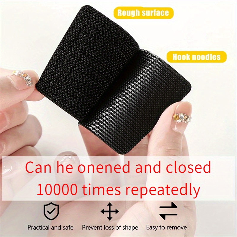 40 Bandes de Ruban Adhésif Double Face Robuste - Adhérence Antidérapante Super Forte, Ruban de Sol Antidérapant sans Résidu, Convient pour Tapis, Parquet, Carrelage, Bâche Huilée - Convient pour Maison, Bureau, Usage Commercial - Facile à Retirer et à Repositionner, Surface Texturée, Adhérence