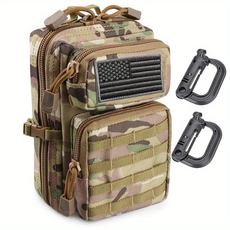 Tactcal Small Key Bag Con Purse Nylon Molle Pouch Outdoor EDC Belt