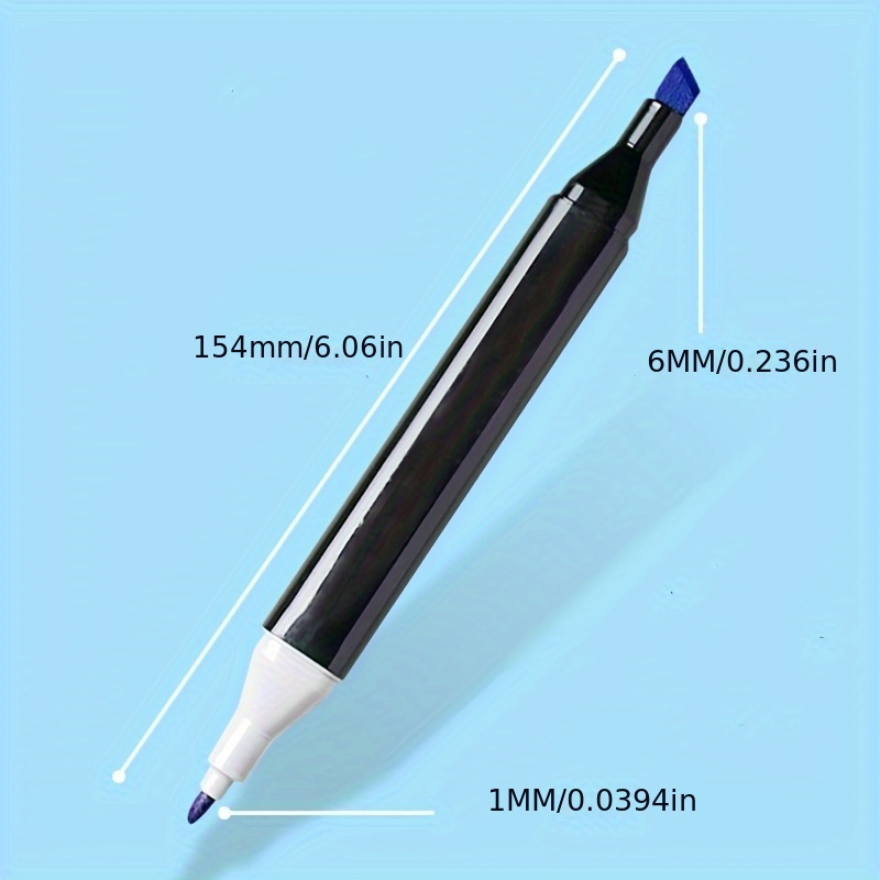 alcohol felt pen manga sketching markers dual brush drawing set school supplies easter gift details 2