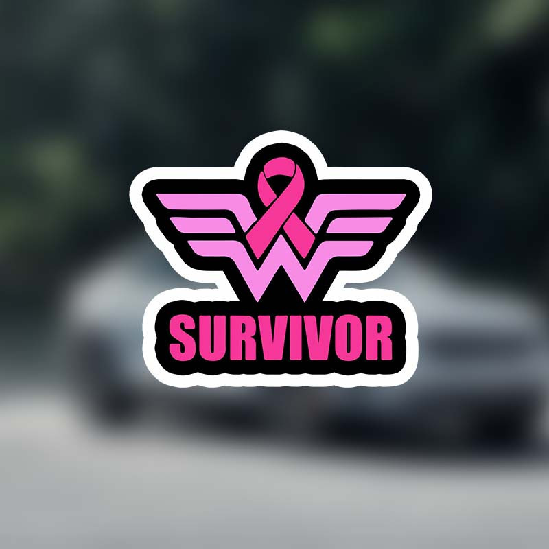 

Survivor Waterproof Decal - Versatile Sticker For Cars, Laptops, Windows & Bottles