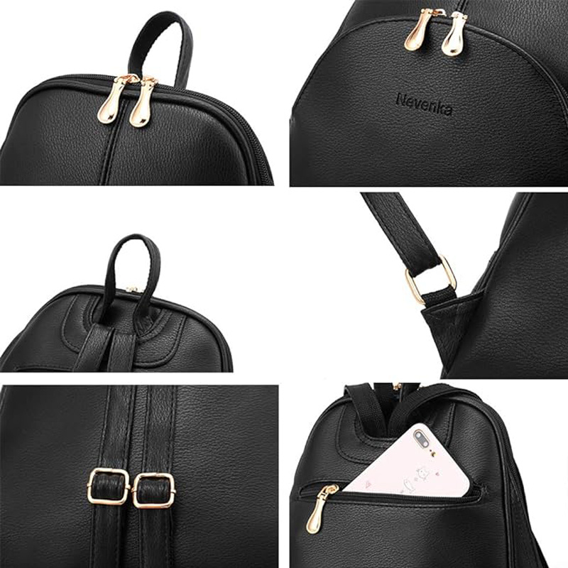 

Women's Brand Backpack Casual Pu Leather Shoulder Bag Bag