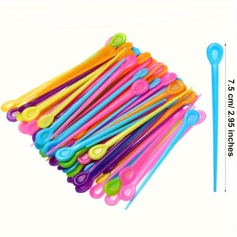 Image of 89pcs Brush Roller Pick Plastic Roller Pick Hair Curler Roller Pin For Hair Curling Hair Styling Additions (random Color)