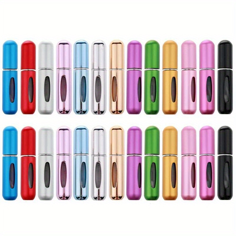 

20pcs 5ml Mini Refillable Perfume Bottle With Spray Scent Pump Empty Cosmetic Container Atomizer Bottle For Travel Tool