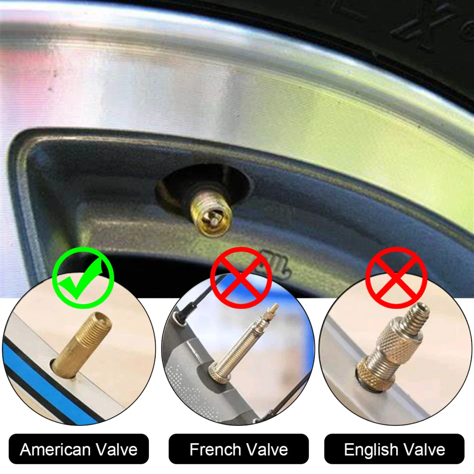 Kit Réparation Valve Pneu 33 Pièces - Noyaux Valve + Extracteur + Outil 4 En 1 - Pour Voiture, Moto, Vélo