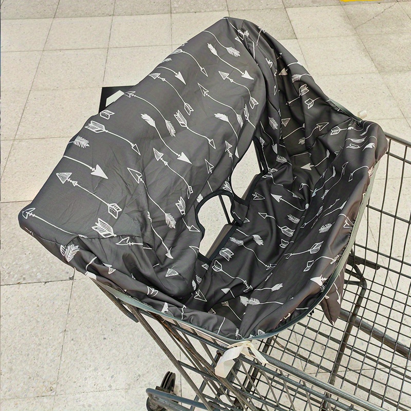 Image of Portable Shopping Cart Seat Cover, Chair Cover, Shopping Cart Cover, Christmas, Thanksgiving Gift, New Year Gift