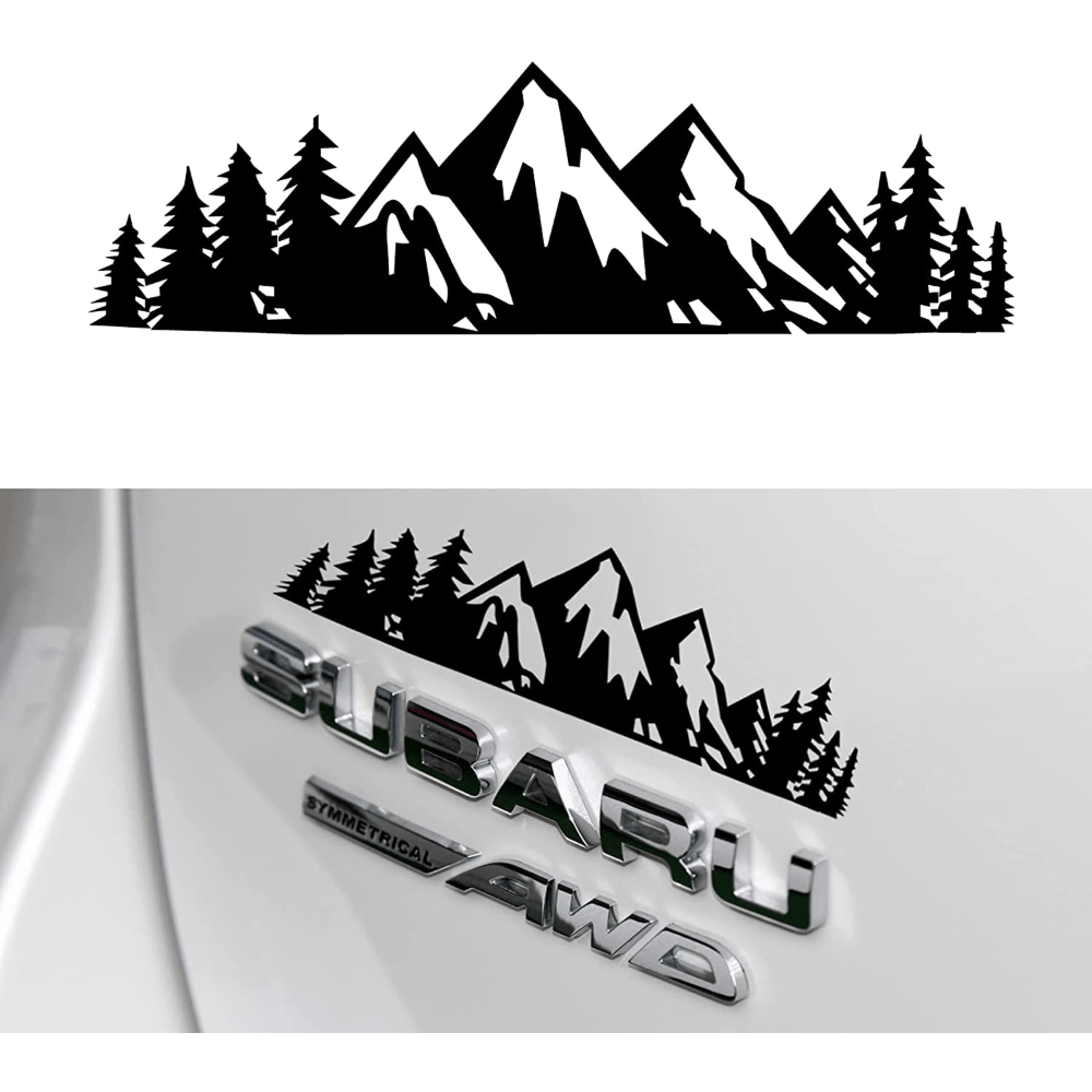 

(3pcs) Vinyl Tree Decal Sticker, Trunk Logo Decal Sticker, Car Exterior Accessories