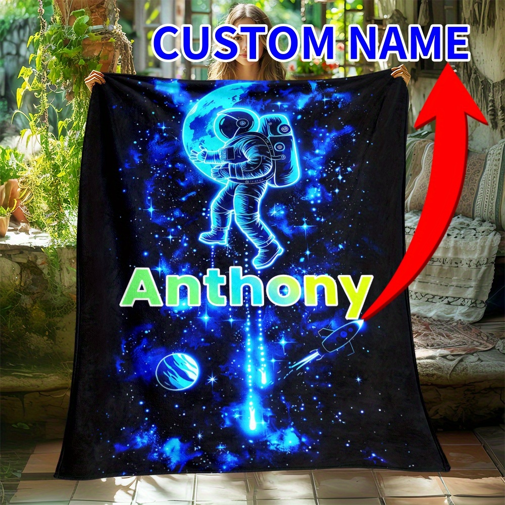 

& - Blanket - Personalized , & For , Bed, , Camping, | Polyester, , For