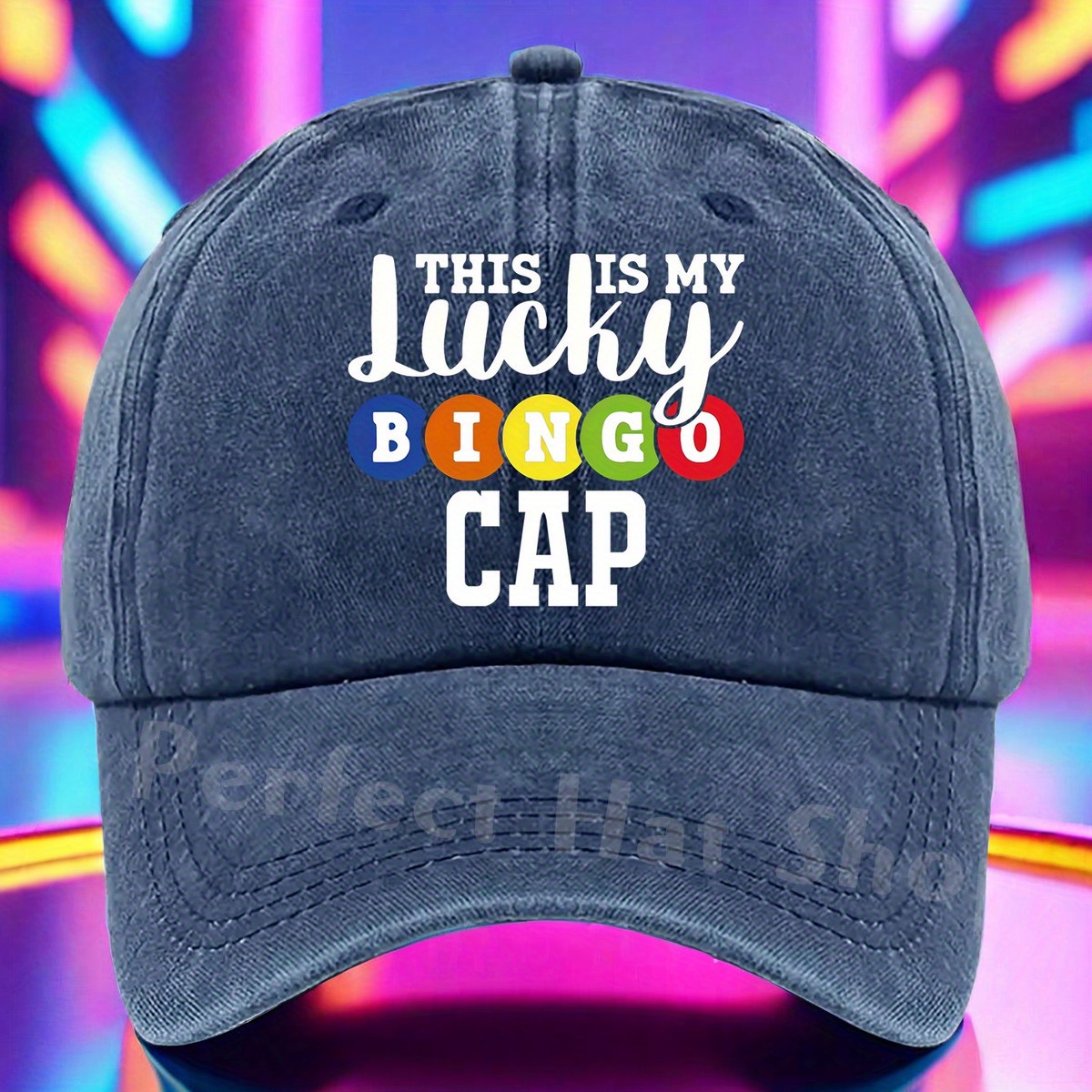 

Cap: Festive Baseball Cap With Adjustable Size And Uv Protection