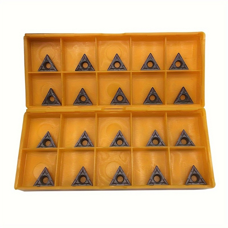 

20pcs Carbide Turning Inserts Tcmt21.51 Tcmt110204 Carbide Inserts For Lathe Turning Tool Holder, Stainless Steel Mainly Used In Steel, Stainless Steel And So On Cutting Tool With Indexable Inserts