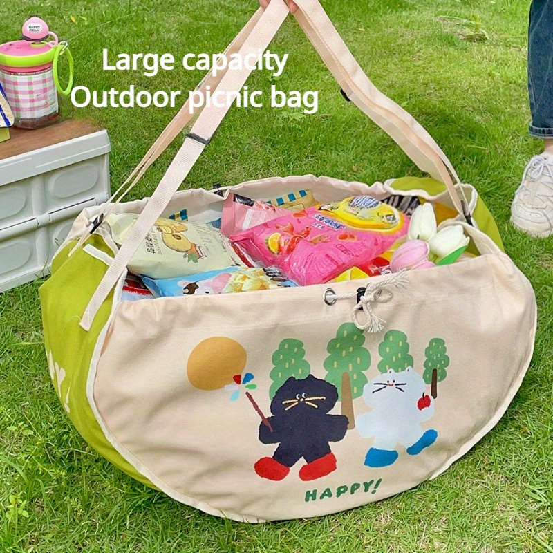 

Large Capacity Outdoor Miscellaneous Bag, Trunk Storage Bag, Snacks, Rear Seat, Backrest, Travel Camping Picnic Bag