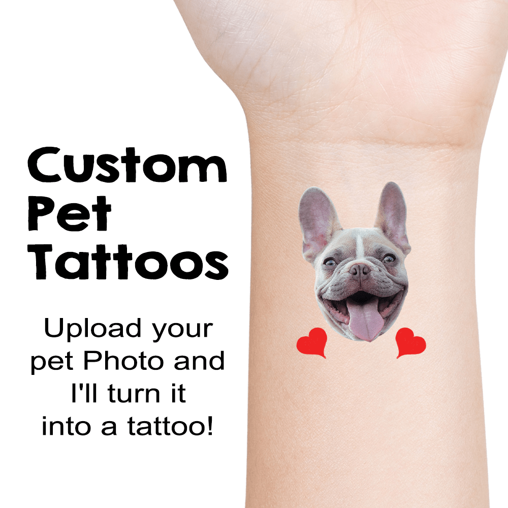 

Dog 15-, Pet Tattoos For , Personalized , Non-electric Tattoos For , , &