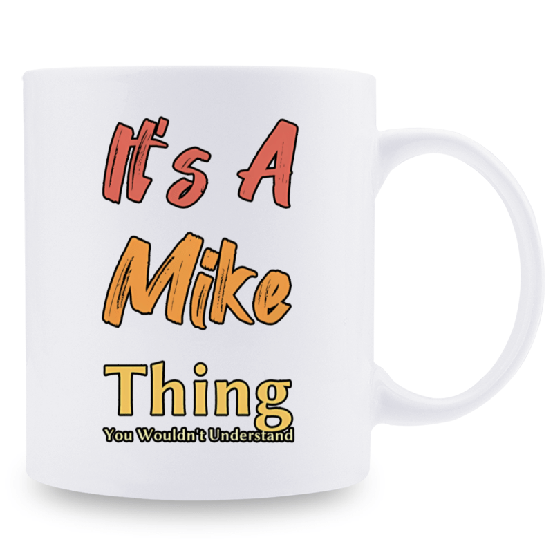 TEMU 1pc, 11oz Funny ' A Thing You Wouldn't ' White Ceramic Mug - Dishwasher Safe, Reusable Coffee Cup With & - Perfect Birthday, Christmas, New Year Gift For & , Coffee Bar Accessories