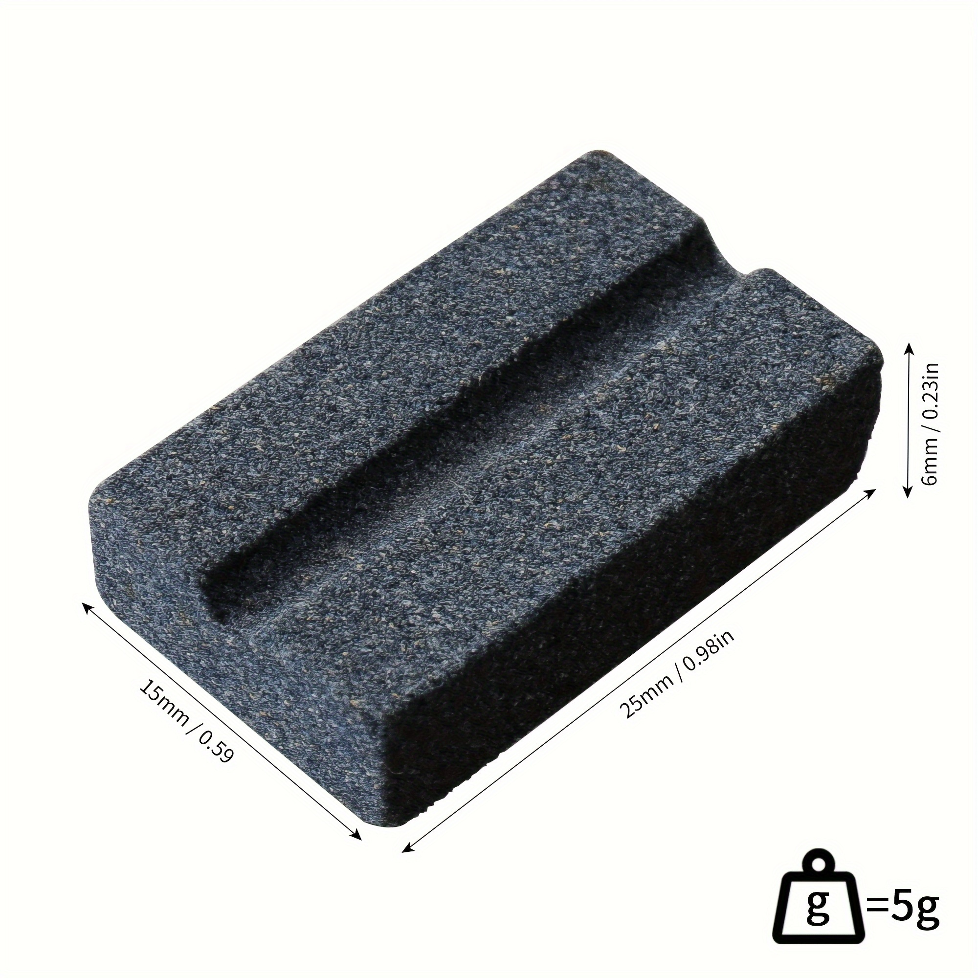 Twee V-vormige dart slijpstenen, eenvoudig te gebruiken voor polijsten en het verwijderen van graten, ontworpen voor duurzaamheid en scherpte, gemaakt van gehard professioneel staal, essentiële tools voor dart accessoires