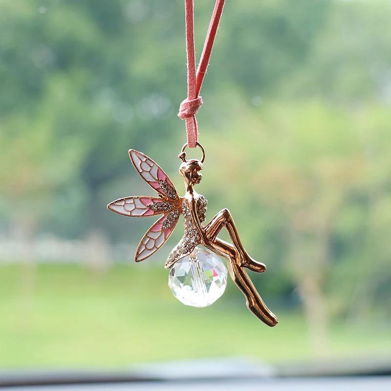 Fairy Crystal Sphere Pendant Fairy Necklace – Resin Orb – Magical