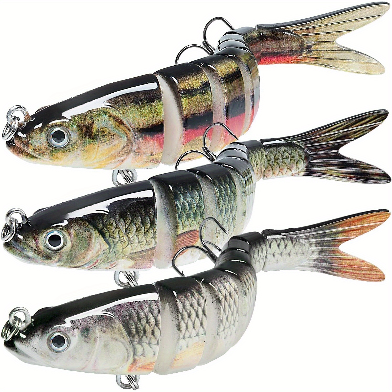 

Fishing Lures For Freshwater And Saltwater, Lifelike Swimbait For Bass Trout Crappie, Slow Sinking Bass Fishing Lure, Amazing Fishing Gifts For Men, Must-have For Family Fishing Gear